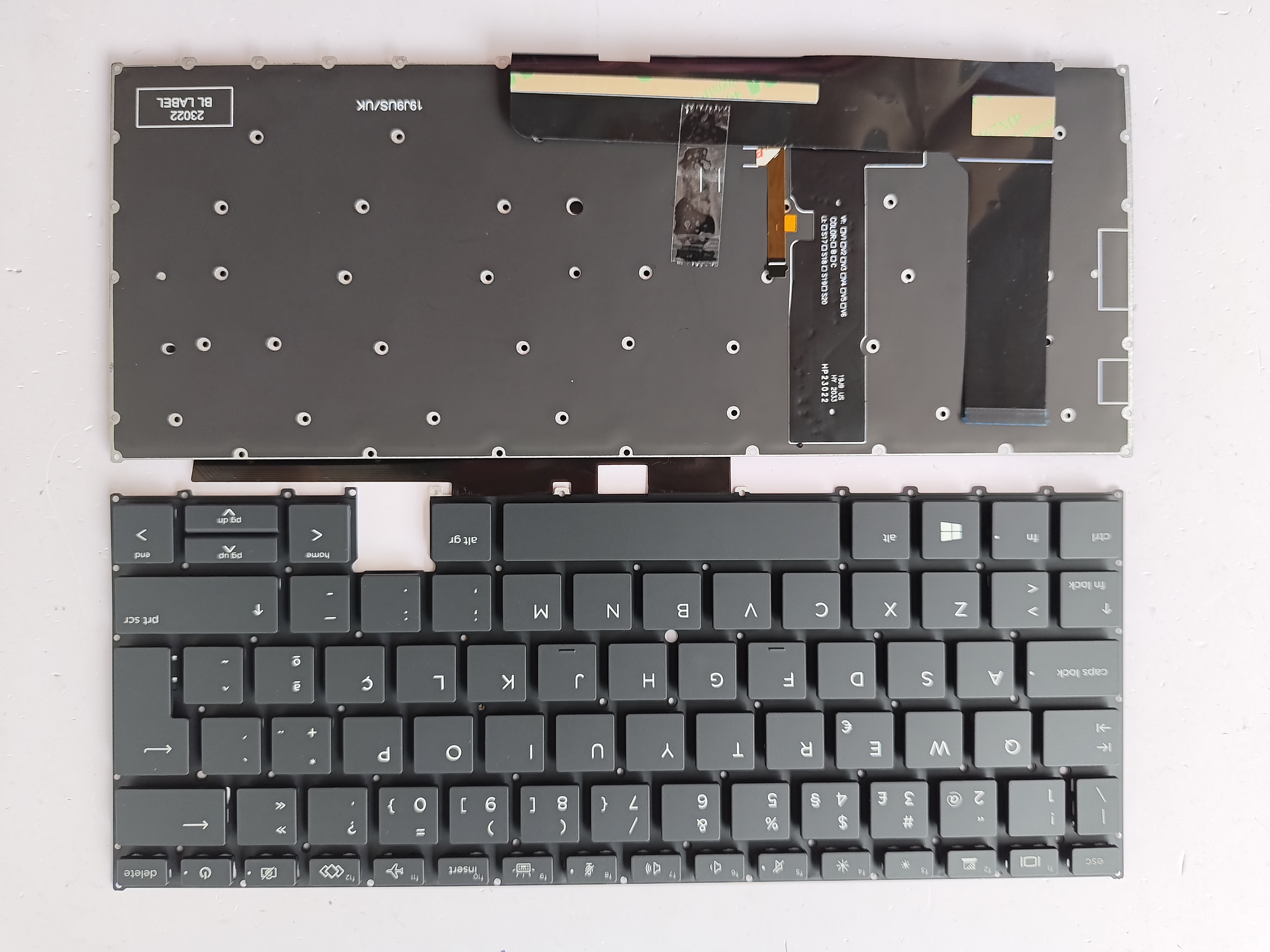 Picture of New Replacement Laptop Keyboard For HP 1030G7 BLACK Backlit (OEM) PO Layout